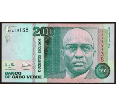 200 escudos 1989 Kapverdy