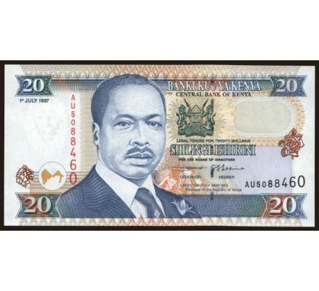 20 shilings 1996-98 Keňa