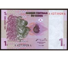 1 centime 2007 Kongo dem. rep.