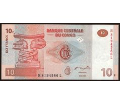 10 francs 2003 Kongo dem. rep.