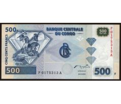 500 francs 2002 - 22 Kongo dem. repub.