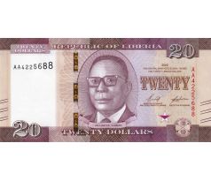 20 dollar 2022 Libéria