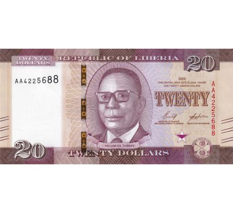 20 dollar 2022 Libéria