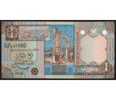1/4 dinar 2002 Líbya
