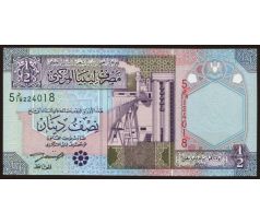 1/2 dinar 2002 Líbya