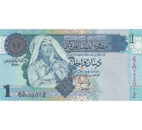 1 dinar 2004 Líbya
