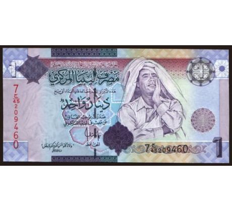 1 dinar 2009 Líbya