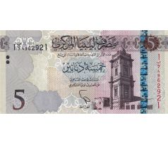 5 dinar 2015 Líbya