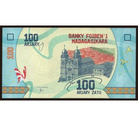 100 ariary 2017-22 Madagaskar