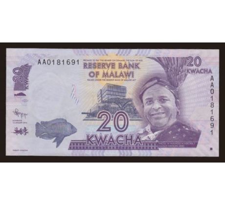 20 kwacha 2014-20 Malawi