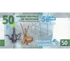 50 ouguiya 2023 Mauritánia pamätná bankovka