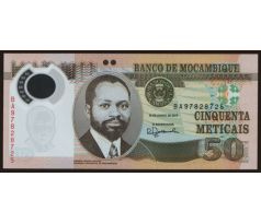 50 meticais 2011-17 Mozambik polymerová bankovka