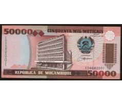 50 000 meticais 1993 Mozambik