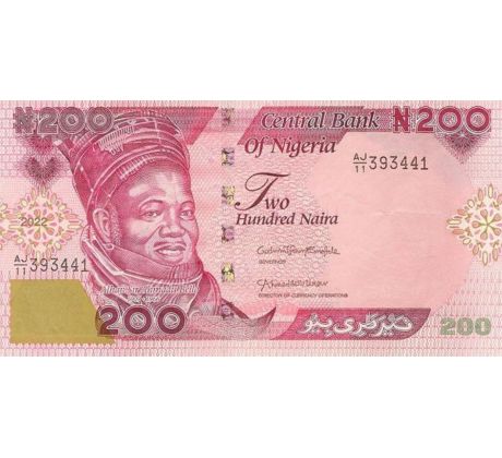 200 naira 2022-23 Nigéria