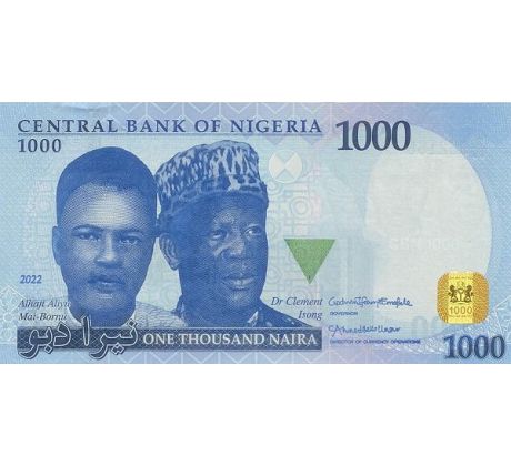 1 000 naira 2022-23 Nigéria