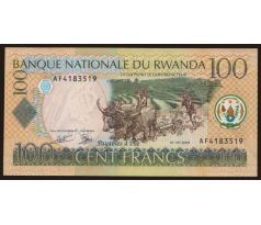 100 francs 2003 Rwanda bez angličtiny