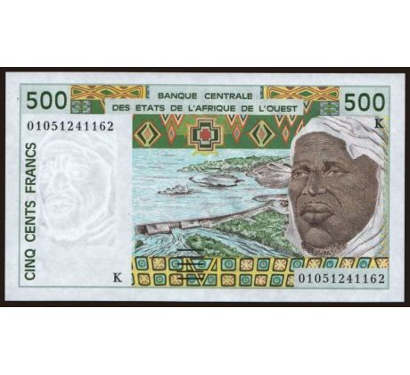 500 francs 2001 Senegal-Západná Afrika