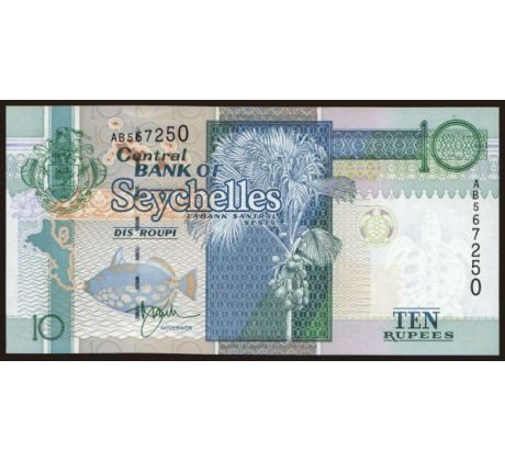 10 rupees 1998-2008 Seychely