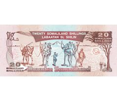 20 shilings 1994-96 Somaliland