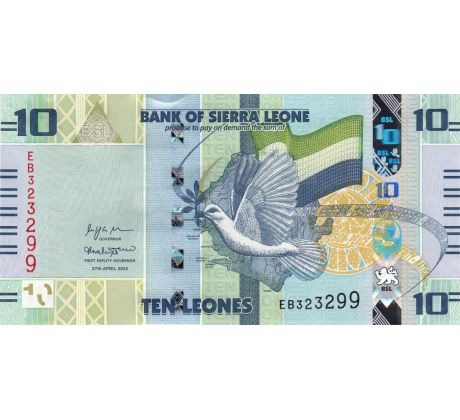 10 leones 2022 Siera Leone