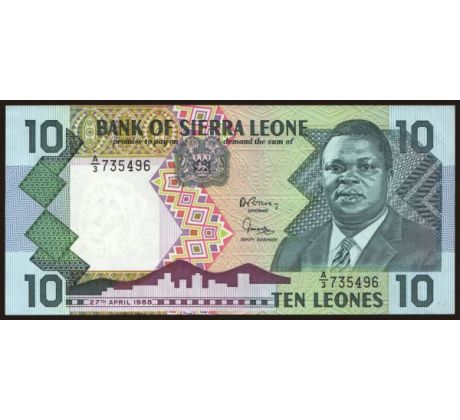 10 leones 1988 Sierra Leone