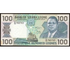 100 leones 1988-90 Sierra Leone