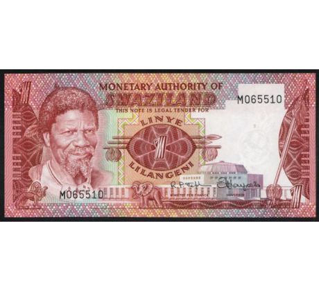 1 lilangeni 1974 Swazijsko