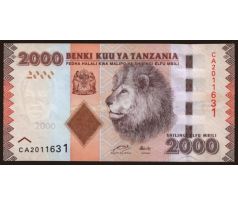 2 000 shilings 2010-20 Tanzánia