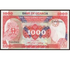 1 000 shilings 1986 Uganda