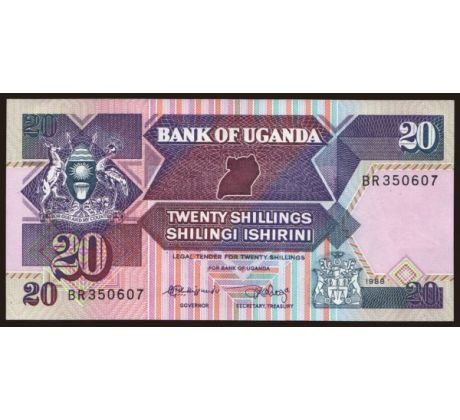 20 shilings 1987-88 Uganda