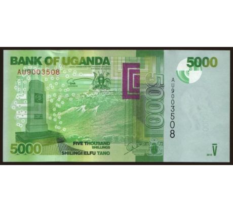 5000 shillings 2010-23 Uganda