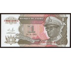 1 likuta 1993 Zaire