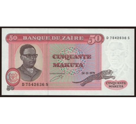 50 makuta 1979 Zaire