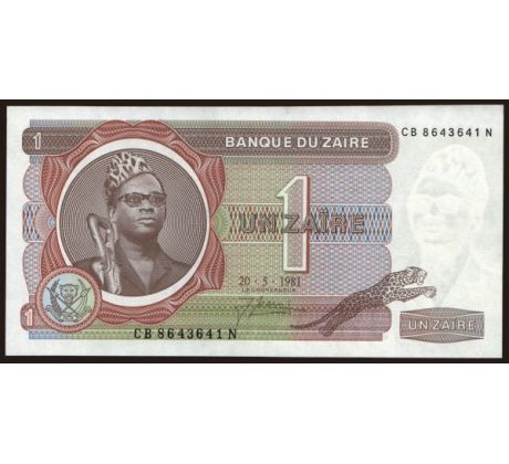 1 zaire 1971-1997 Zaire