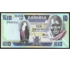 10 kwacha 1980-88 Zambia