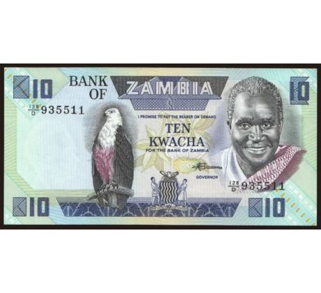 10 kwacha 1980-88 Zambia