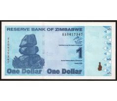 1 dolar 2009 Zimbabwe