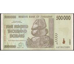 500 000 dollar 2008 Zimbabwe