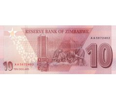 10 dollar 2020 Zimbabwe
