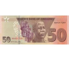 50 dollars 2020 Zimbabwe