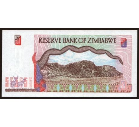 5 dollar 1997 Zimbabwe