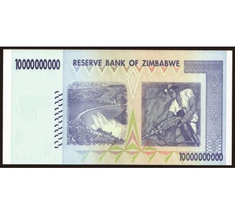 10 000 000 000 dollar 2008 Zimbabwe