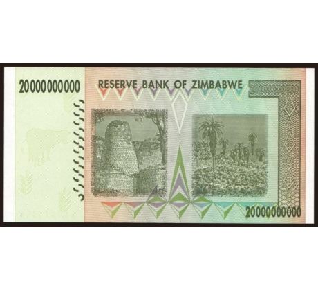 20 000 000 000 dollar 2008 Zimbabwe