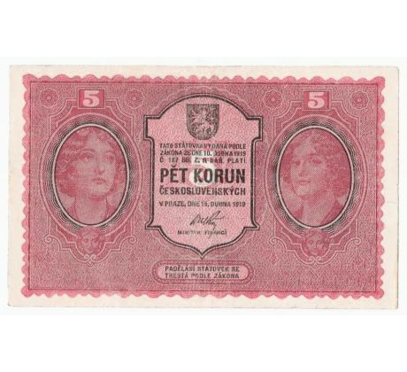 5 koruna 1919 0041