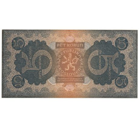 5 koruna 1921