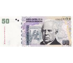 50 pesos 2003-14 Argentína
