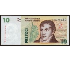 10 pesos 2003-14 Argentína