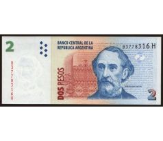2 pesos 2002-14 Argentína