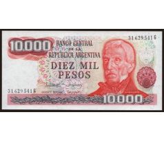 10 000 pesos 1976-83 Argentína