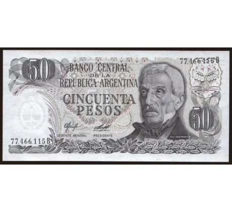 50 pesos 1976 Argentína